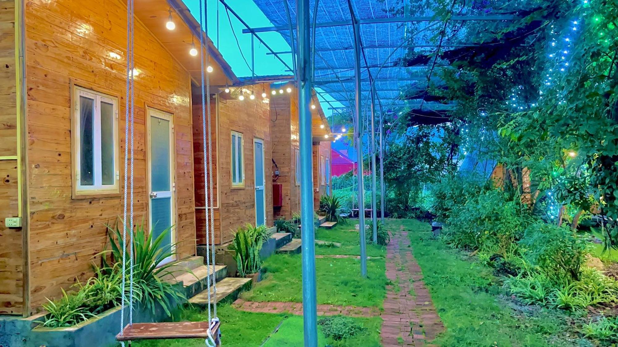 Bugalow Binh Huy Homestay Moc Chau Eksteriør bilde